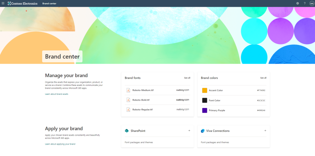 SharePoint Brand Center App