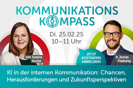 Kommunikations-Kompass: KI in der internen Kommunikation – Chancen, Herausforderungen und Zukunftsperspektiven