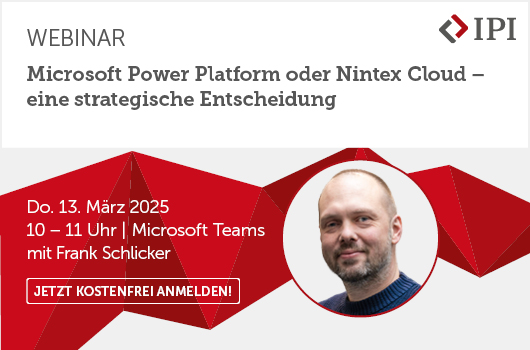 Vergleich Microsoft Power Platform vs. Nintex Cloud: Lizenzierung, Migration, Governance & Sicherheit. Jetzt für das Webinar am 13. März 2025 anmelden